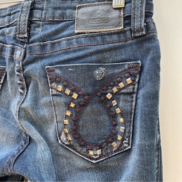 Big Star Jeans Liv Boot Bootcut Blue Denim Womens 27L - Picture 11 of 15